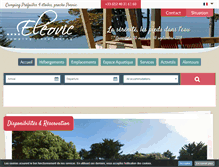 Tablet Screenshot of camping-eleovic.com